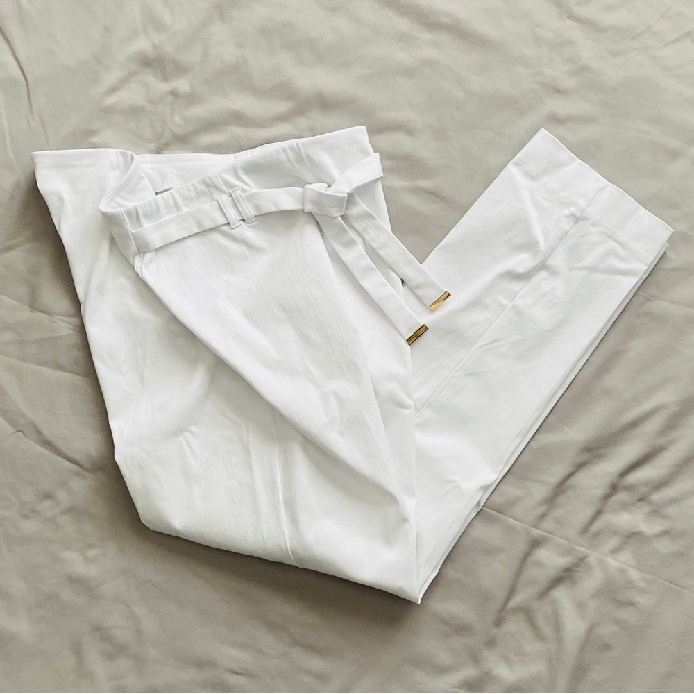 Zac & Rachel White women’s casual slim leg pants